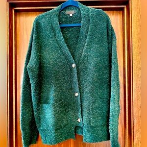 Kut from the Kloth green cardigan